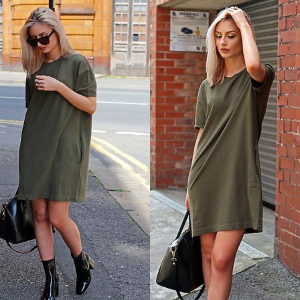 Green Tshirt Dress